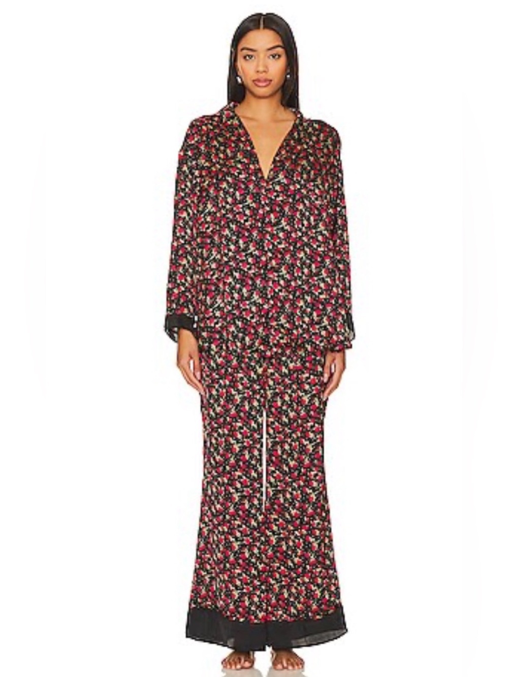 Intimately Free People “Dreamy Days Satin Like Pajama Set Size XS - Picture 2 of 16